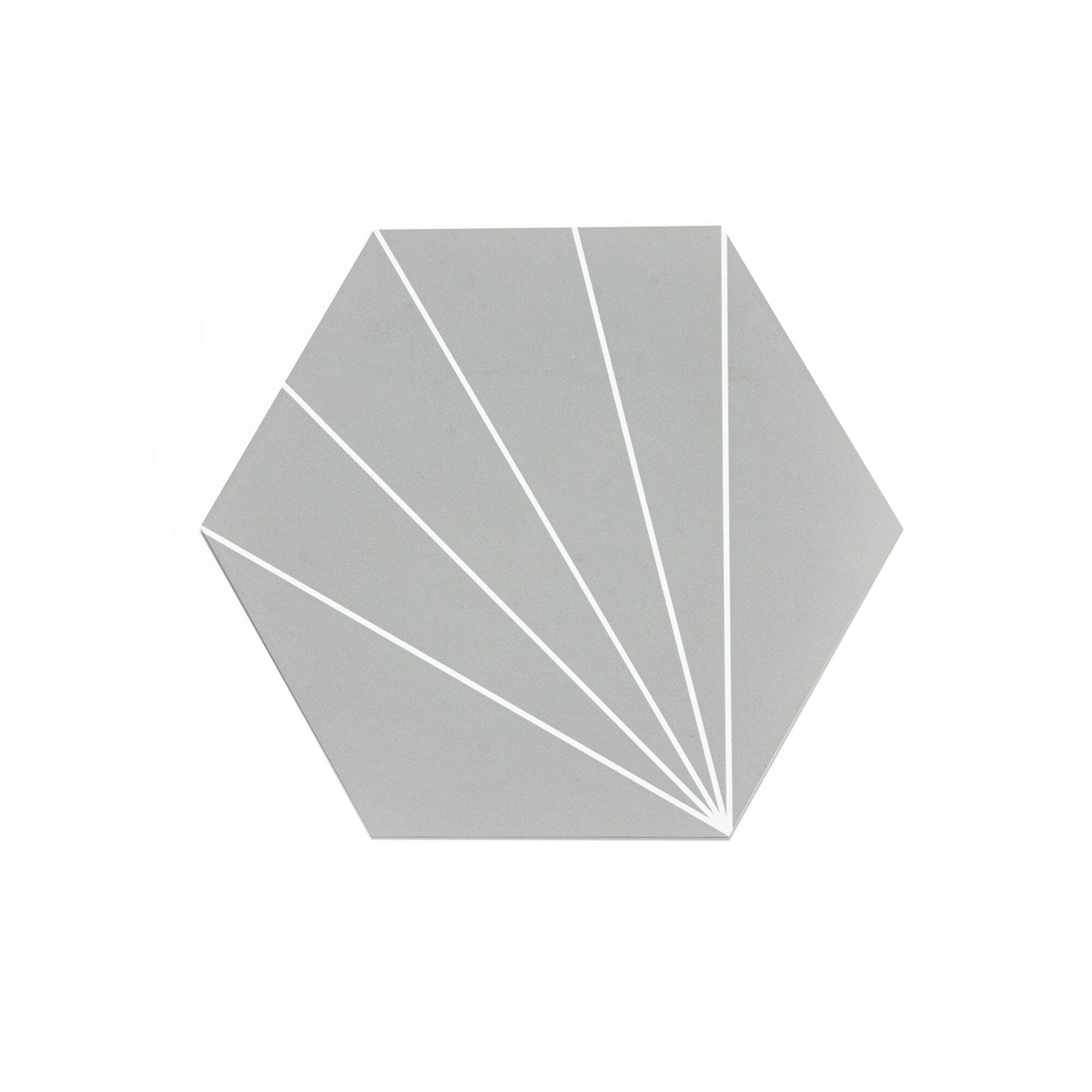 FloorPops Vers Peel & Stick Hexagon Floor Tiles